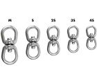 AQUA MARINE - Leaf Swivel-Nickel Plated